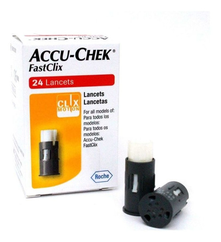 Lancetas Accu Chek Fastclix 24 Unidades