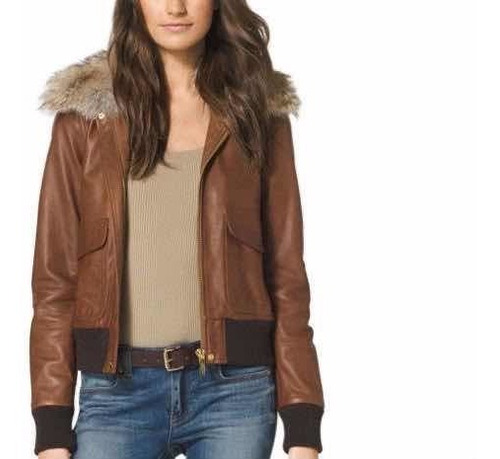 Chaqueta Cuero Michael Kors