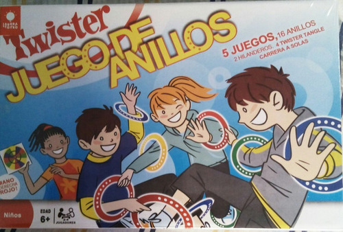 Twister Juego De Anillos Hoopla Oficial  En Español