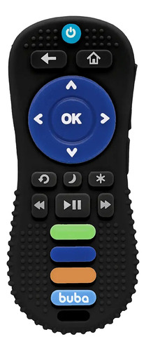 Mordedor Controle Remoto Buba Silicone Flexível Bebês +4m
