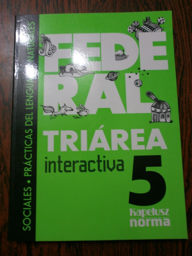 Federal Triárea Interactiva 5 Kapelusz Norma Primaria Nuevo!