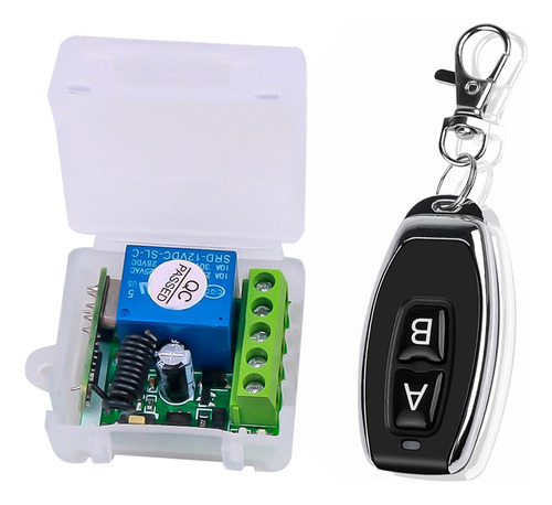 Módulo De Relé De Canal Único Dc 12v Universal 2 Ch Remote C