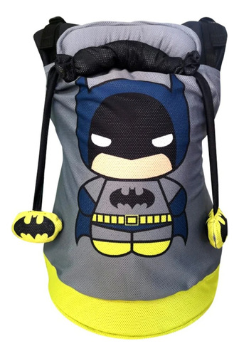 Mochila Canguro Ergonómica La Rebozeria Batman Bp