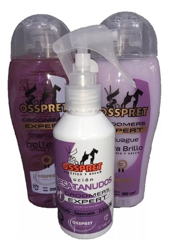 Shampoo Enjuague Desatanudos Perros Osspret Groomers Expert