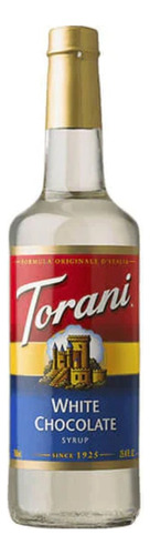 Jarabe Torani Chocolate Blanco Formula Original 750 Ml