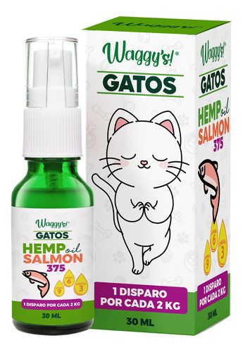 Waggys Aceite Relajante 375 Para Gatos