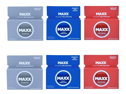 Imagen 1 de 10 de Preservativos Maxx X36 Unidades Texturado Lubricado Fino