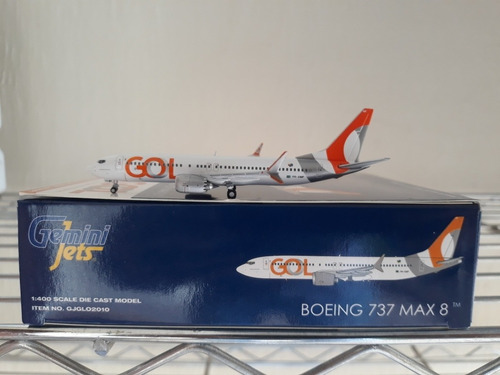 Avion Boeing 737-8 Max Gol Linhas Aereas Pr-xmp Escala 1:400