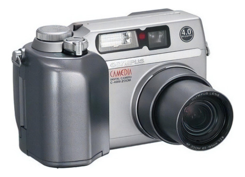  Olympus Camedia C-4000 Zoom compacta color  plateado