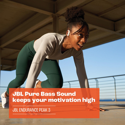Auriculares Inalámbricos True Jbl Endurance Peak 3 (blancos)