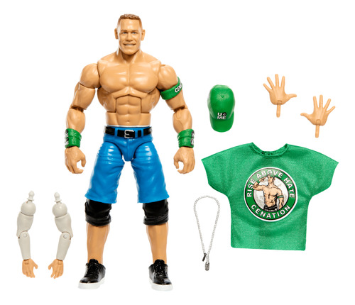 Figura De Acción John Cena Élite De La Wwe Wrestlemania