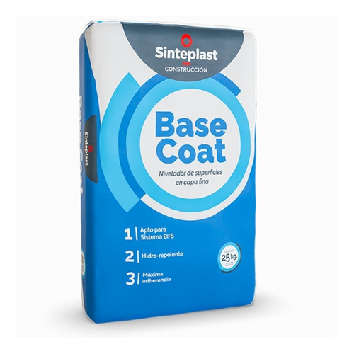 Base Coat Mortero Nivelador En Capa Fina Sinteplast 25kg