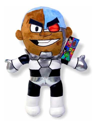 Peluche Cyborg Jóvenes Titanes Teen Titans Go 40cm