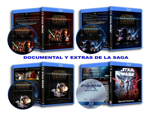 Star Wars - Saga Coleccion De Peliculas 5 Bluray A Eleccion