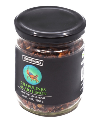 Chapulines Ajo Y Limón Premium -  Producto Gourmet Artesanal