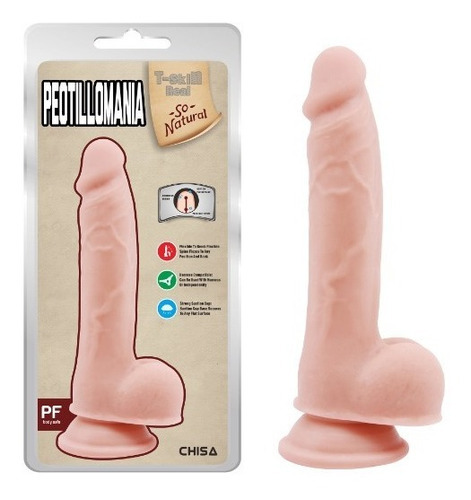 Dildo Consolador Textura Suave Flexible  -  Peotillomania