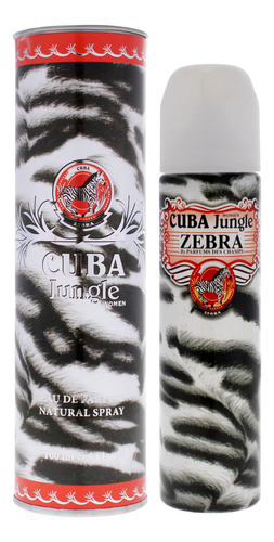 Perfume Cuba Jungle Zebra Eau De Parfum Para Mujer, 100 Ml