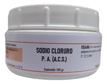 Comprar Sodio Cloruro P. A. (a.c.s) X 100 Gr - Salttech