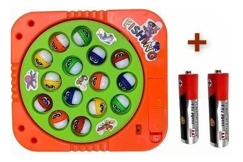 Brinquedo Jogo Infantil Pescaria Pega Peixe Criança Pilha