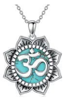 Comprar Collar Bethza Om De Plata De Ley 925, Colgante De Flor De Lo