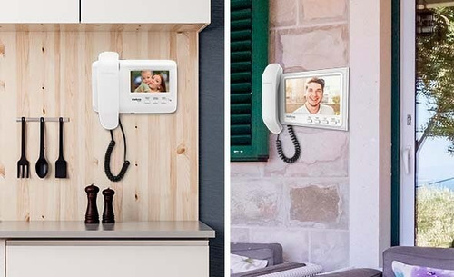 Monitor de videoportero con teléfono Intelbras Ivr 7 Id