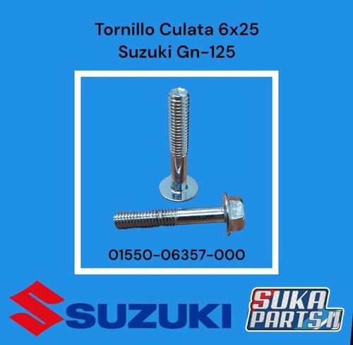 Tornillo Culata 6x25 Suzuki Gn-125