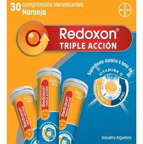 Comprar Bayer Redoxon Triple Acción 30 Comp Efervescentes Vitamina C