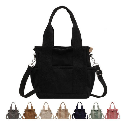 Bolso Bandolera Casual Para Mujer, Con Múltiples Bolsillos