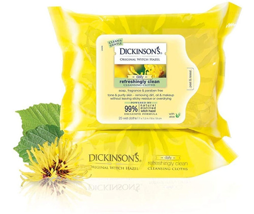 Dickinson's Original Witch Hazel Pa&ntilde;os Limpiadores Di