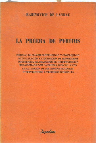 La Prueba De Peritos - Landau - Dyf