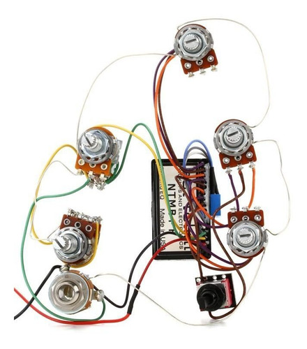Imagem 1 de 9 de Circuito Bartolini Ativo E Passivo 5 Pots Hr-5.4ap/918