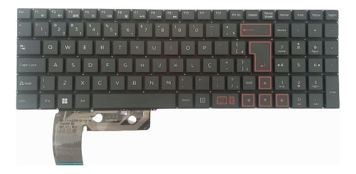 Teclado Para Positivo Vision C15 Lumina Bar Br Cinza