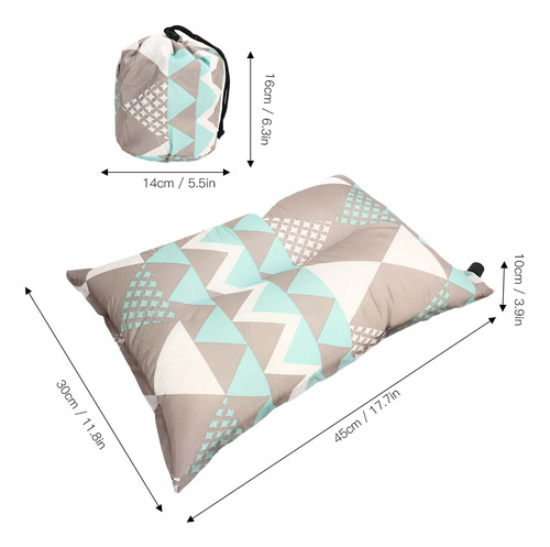 Almohada Inflable De Espuma De Compresión Automática De Alta