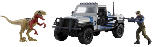 Jurassic World Toys Search 'n Smash Truck Set Con Dinosauri.