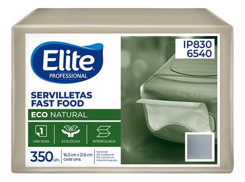 Servilleta Elite Fast Food Eco 350 X 24 - Ip830