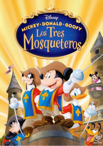 Mickey Donald Goofy Los Tres Mosqueteros Pelicula Dvd