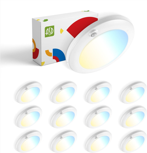 Asd Techo Led Con Sensor De Movimiento De 15 W, Accesorio De