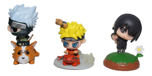 Naruto Itachi Jiraiya Kakashi Anime Pvc Mini Figuras