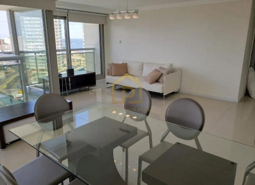 Imagen 4 de 14 de Apartamento Alquiler Invernal De 2 Dormitorios En Suite, Playa Brava +amenities +vista Al Mar