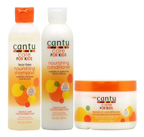 Cantu Care For Kids - Champú Nutritivo Y Acondicionador Si.