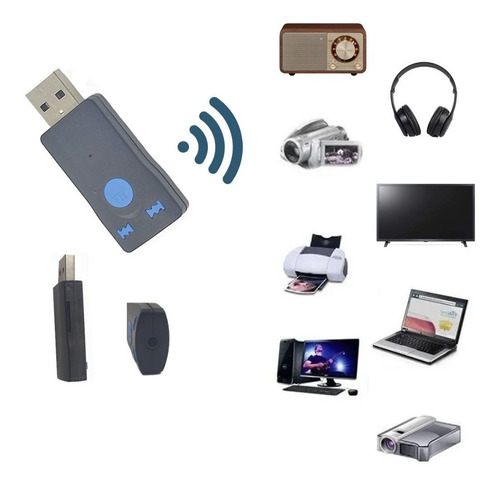 Receptor Bluetooth Adaptador Transmisor De Audio Tv Usb/aux