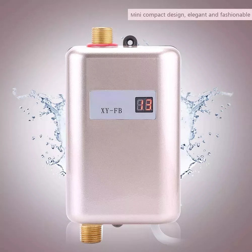 Calentador Agua Eléctrico Instantáneo Hogar 3000w Ajustable