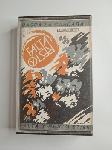 Falta Y Resto Rasca La Cascara Casete Original Año 1990