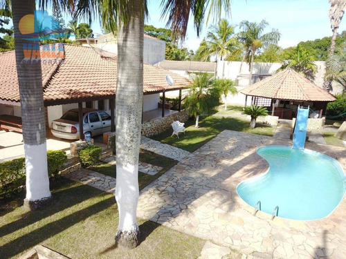 Chácara Com 3 Dormitórios À Venda, 2100 M² Por R$ 900.000,00 - Chácaras Estância Das Águas - Monte Mor/sp - Ch0014