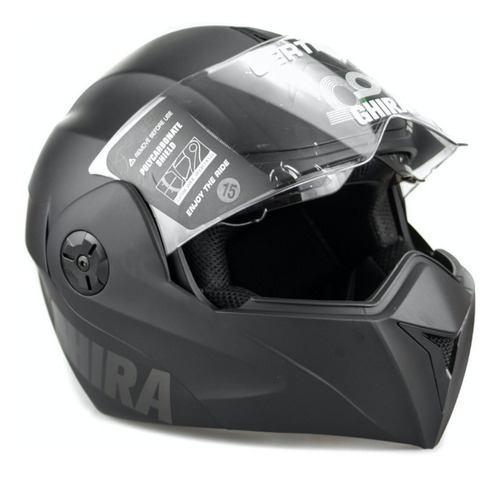 Imagen 9 de 10 de Casco Moto Abatible Ghira Gh1000 Con Gafas Certificado Dot