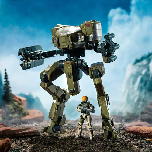 Halo World Deluxe Figura Unsc Mantis Y Eva Espartana (Usado)