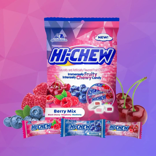 Hi Chew Candy 2 Sabores Diferentes, Mezcla De Fantasía Y Mez