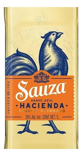 Caja De 12 Tequila Sauza Hacienda Reposado 1 L