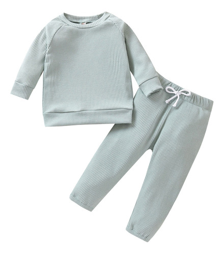 Conjunto De Trajes De Punto Para Niñas Y Niños Y Pantalones