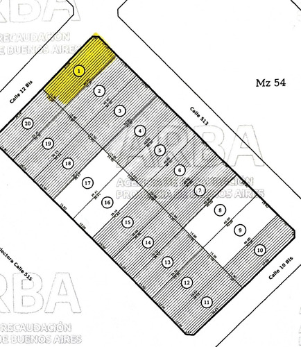 Imagen 1 de 1 de Lote Calle 513 Y 12 Bis Chapadmalal